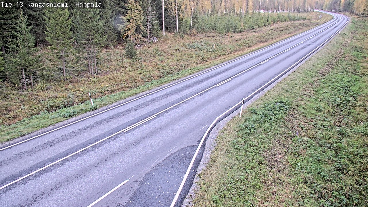 Weather Camera Image Road 13 Kangasniemi, Häppälä, Kangasniemi, Etelä-Savo