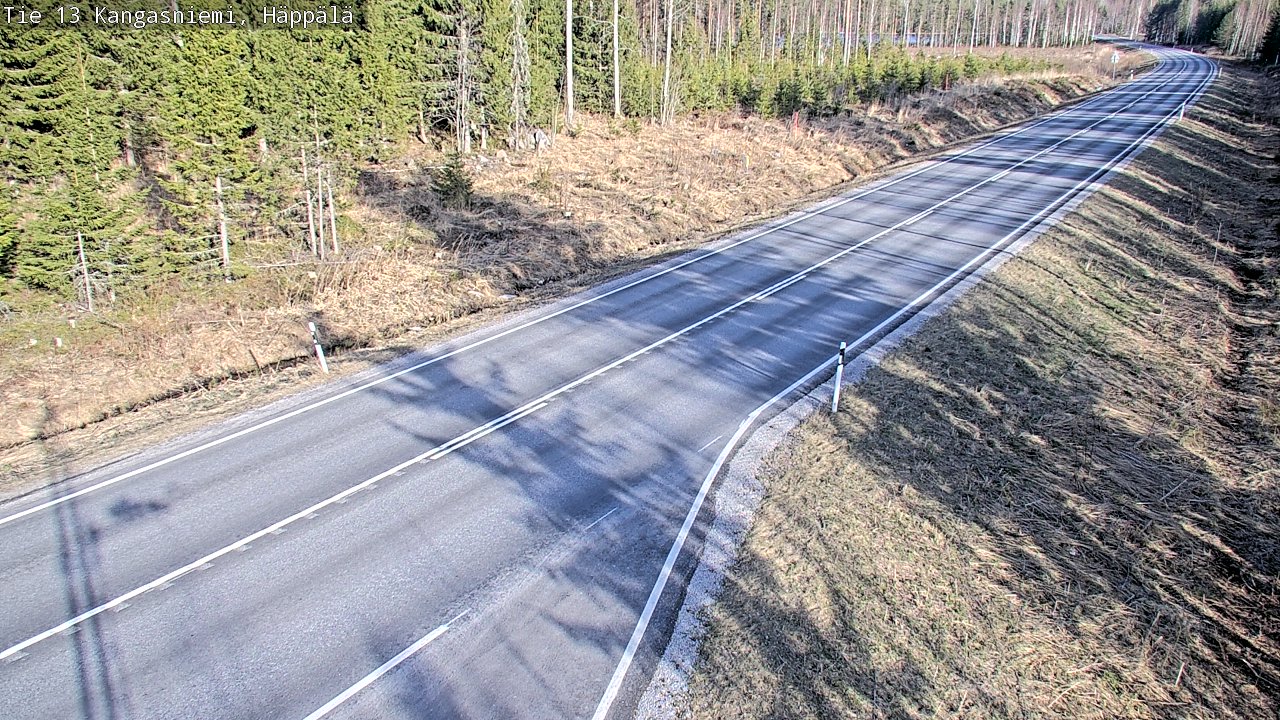 Weather Camera Image Väg 13 Kangasniemi, Häppälä, Kangasniemi, Etelä-Savo