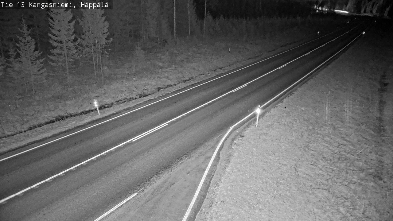 Weather Camera Image Väg 13 Kangasniemi, Häppälä, Kangasniemi, Etelä-Savo