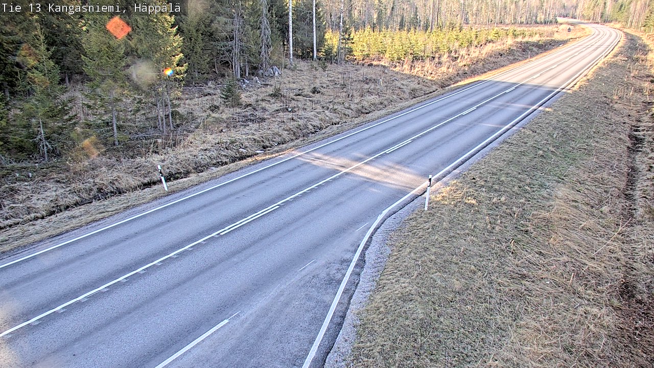 Weather Camera Image Road 13 Kangasniemi, Häppälä, Kangasniemi, Etelä-Savo