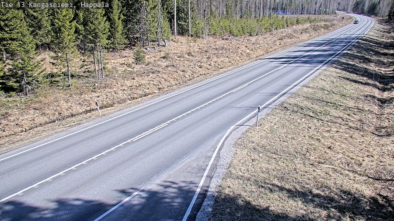 Weather Camera Image Väg 13 Kangasniemi, Häppälä, Kangasniemi, Etelä-Savo