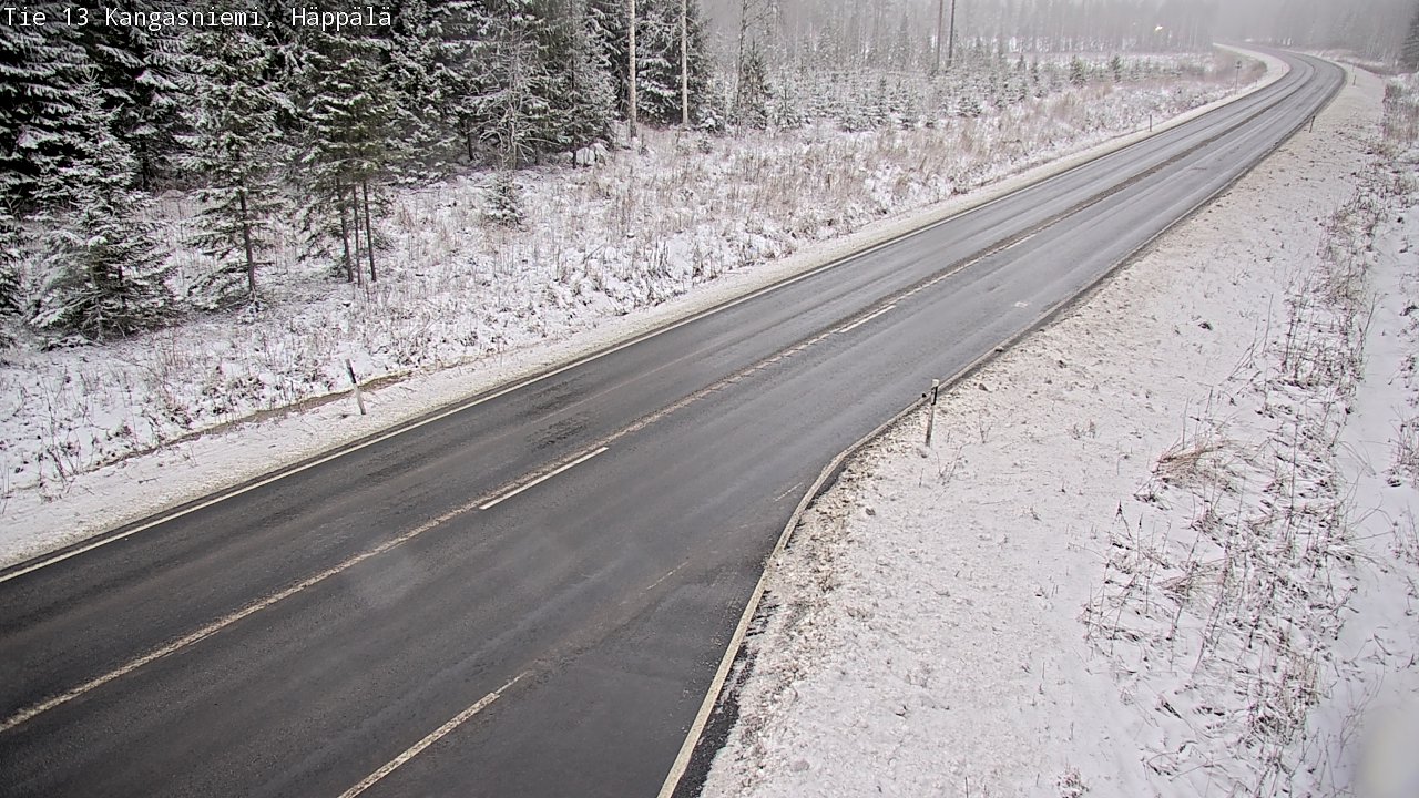 Weather Camera Image Väg 13 Kangasniemi, Häppälä, Kangasniemi, Etelä-Savo