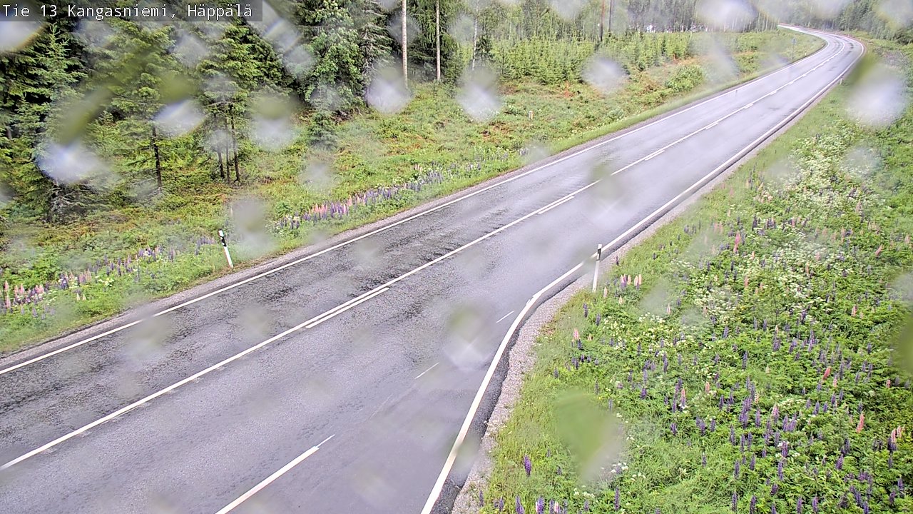 Weather Camera Image Väg 13 Kangasniemi, Häppälä, Kangasniemi, Etelä-Savo