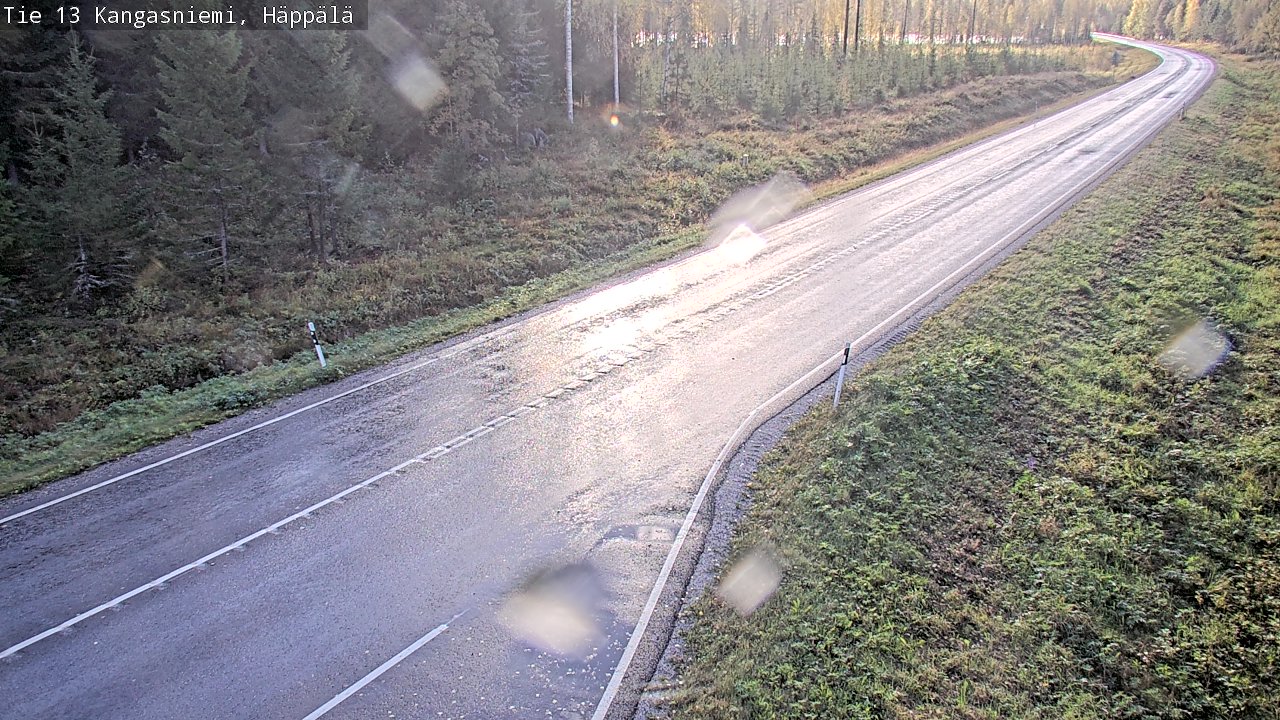 Weather Camera Image Road 13 Kangasniemi, Häppälä, Kangasniemi, Etelä-Savo