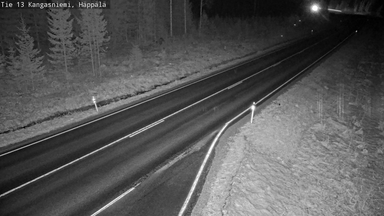 Weather Camera Image Road 13 Kangasniemi, Häppälä, Kangasniemi, Etelä-Savo