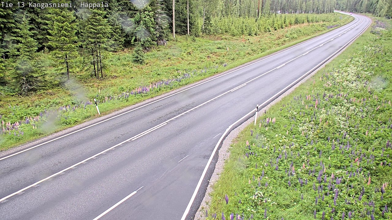 Weather Camera Image Road 13 Kangasniemi, Häppälä, Kangasniemi, Etelä-Savo