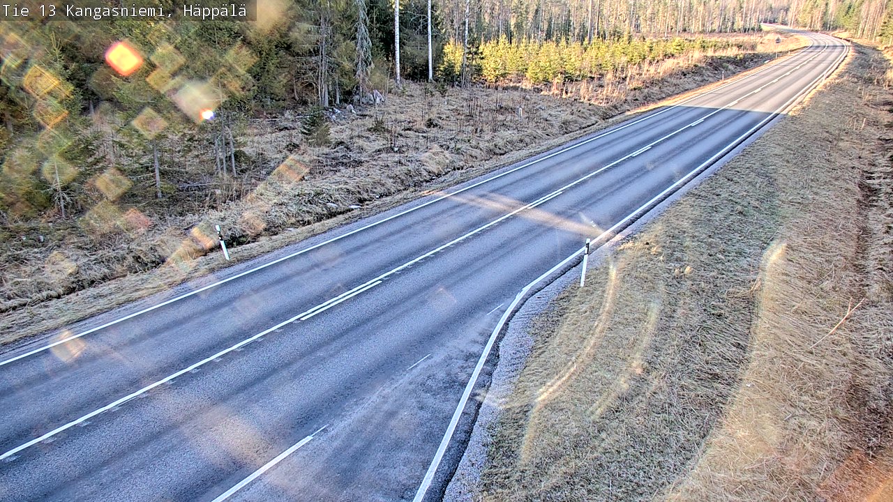 Weather Camera Image Väg 13 Kangasniemi, Häppälä, Kangasniemi, Etelä-Savo