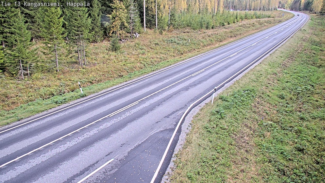 Weather Camera Image Road 13 Kangasniemi, Häppälä, Kangasniemi, Etelä-Savo