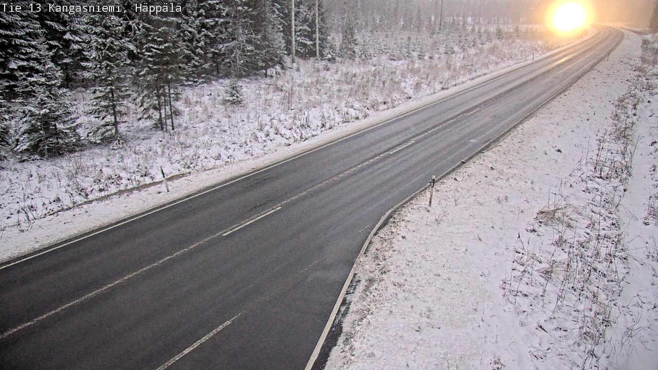 Weather Camera Image Väg 13 Kangasniemi, Häppälä, Kangasniemi, Etelä-Savo