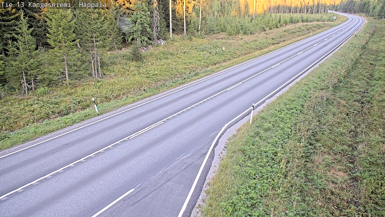Weather Camera Image Road 13 Kangasniemi, Häppälä, Kangasniemi, Etelä-Savo