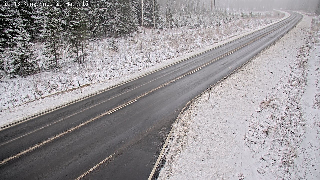 Weather Camera Image Väg 13 Kangasniemi, Häppälä, Kangasniemi, Etelä-Savo