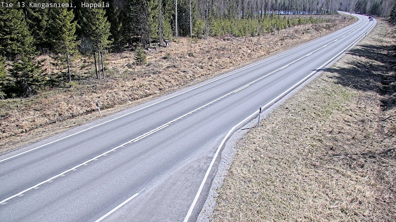 Weather Camera Image Väg 13 Kangasniemi, Häppälä, Kangasniemi, Etelä-Savo