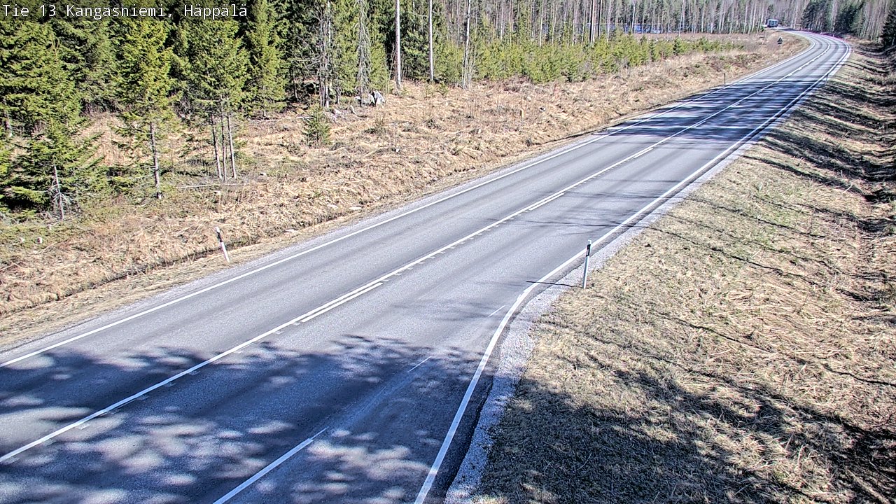 Weather Camera Image Väg 13 Kangasniemi, Häppälä, Kangasniemi, Etelä-Savo
