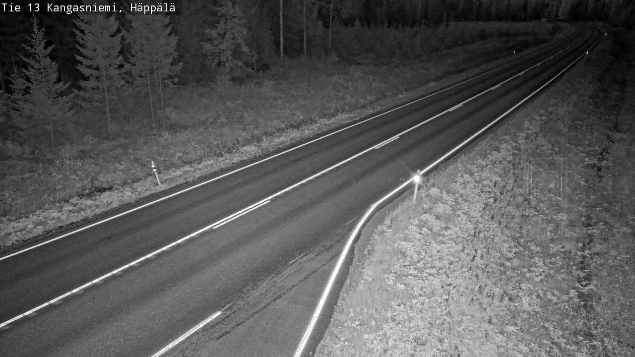 Weather Camera Image Road 13 Kangasniemi, Häppälä, Kangasniemi, Etelä-Savo