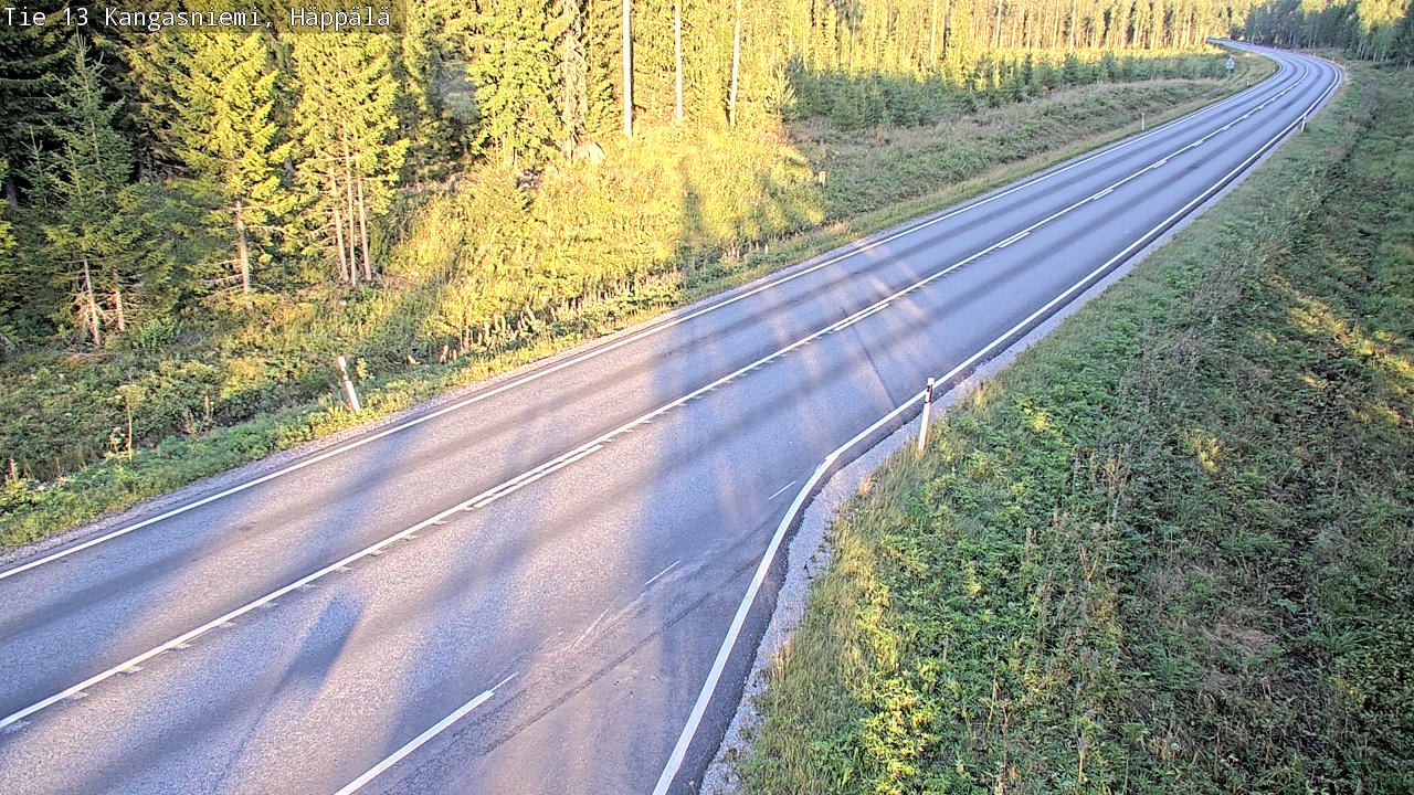 Weather Camera Image Road 13 Kangasniemi, Häppälä, Kangasniemi, Etelä-Savo