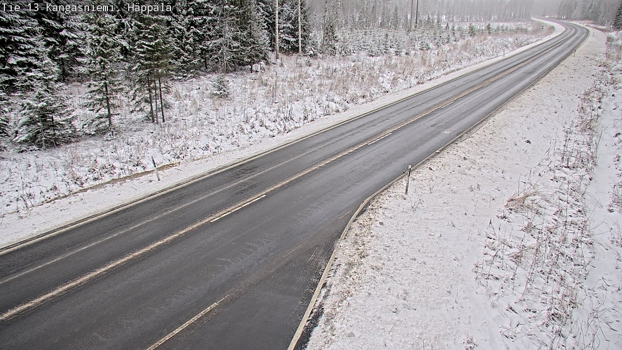 Weather Camera Image Väg 13 Kangasniemi, Häppälä, Kangasniemi, Etelä-Savo