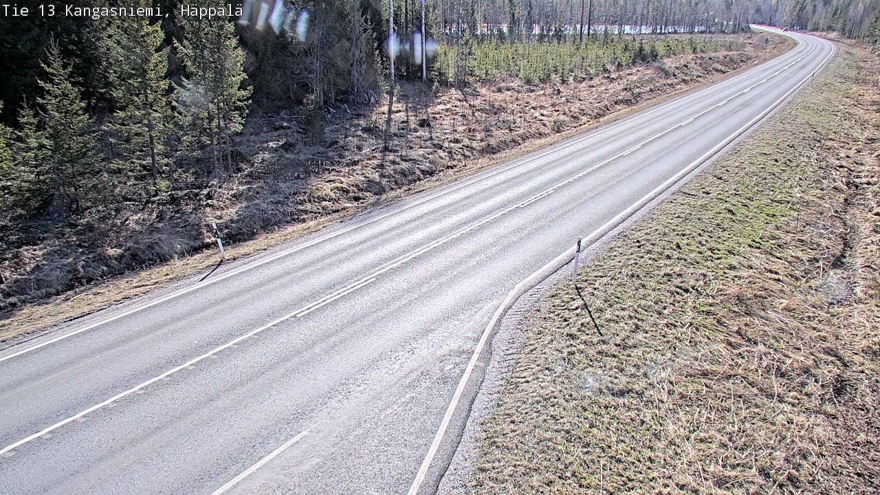 Weather Camera Image Road 13 Kangasniemi, Häppälä, Kangasniemi, Etelä-Savo