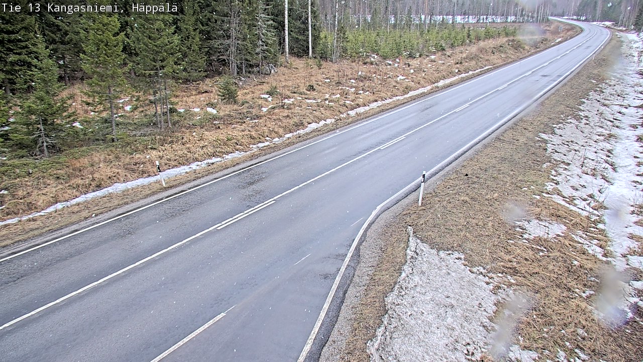 Weather Camera Image Road 13 Kangasniemi, Häppälä, Kangasniemi, Etelä-Savo