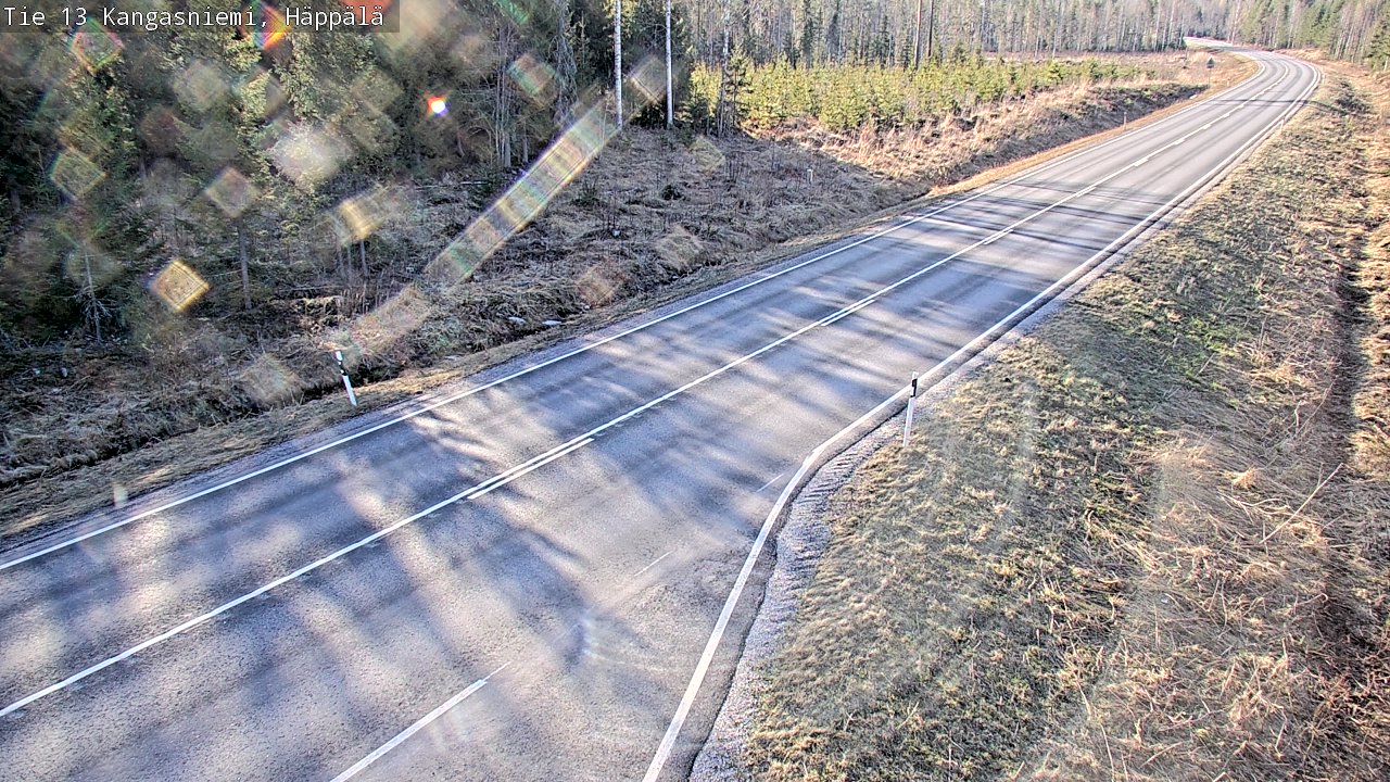 Weather Camera Image Road 13 Kangasniemi, Häppälä, Kangasniemi, Etelä-Savo