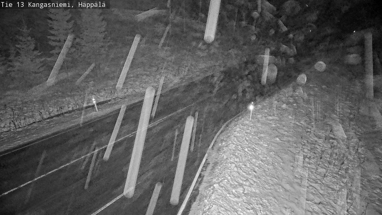 Weather Camera Image Väg 13 Kangasniemi, Häppälä, Kangasniemi, Etelä-Savo