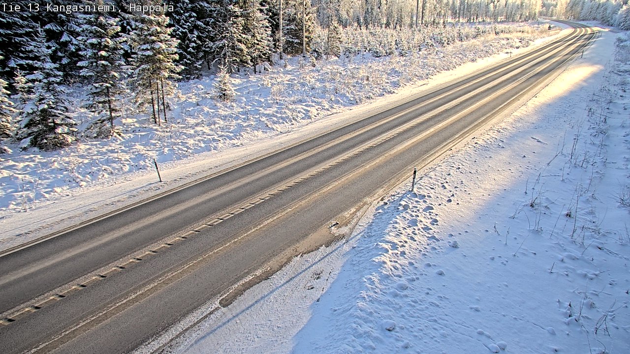 Weather Camera Image Road 13 Kangasniemi, Häppälä, Kangasniemi, Etelä-Savo