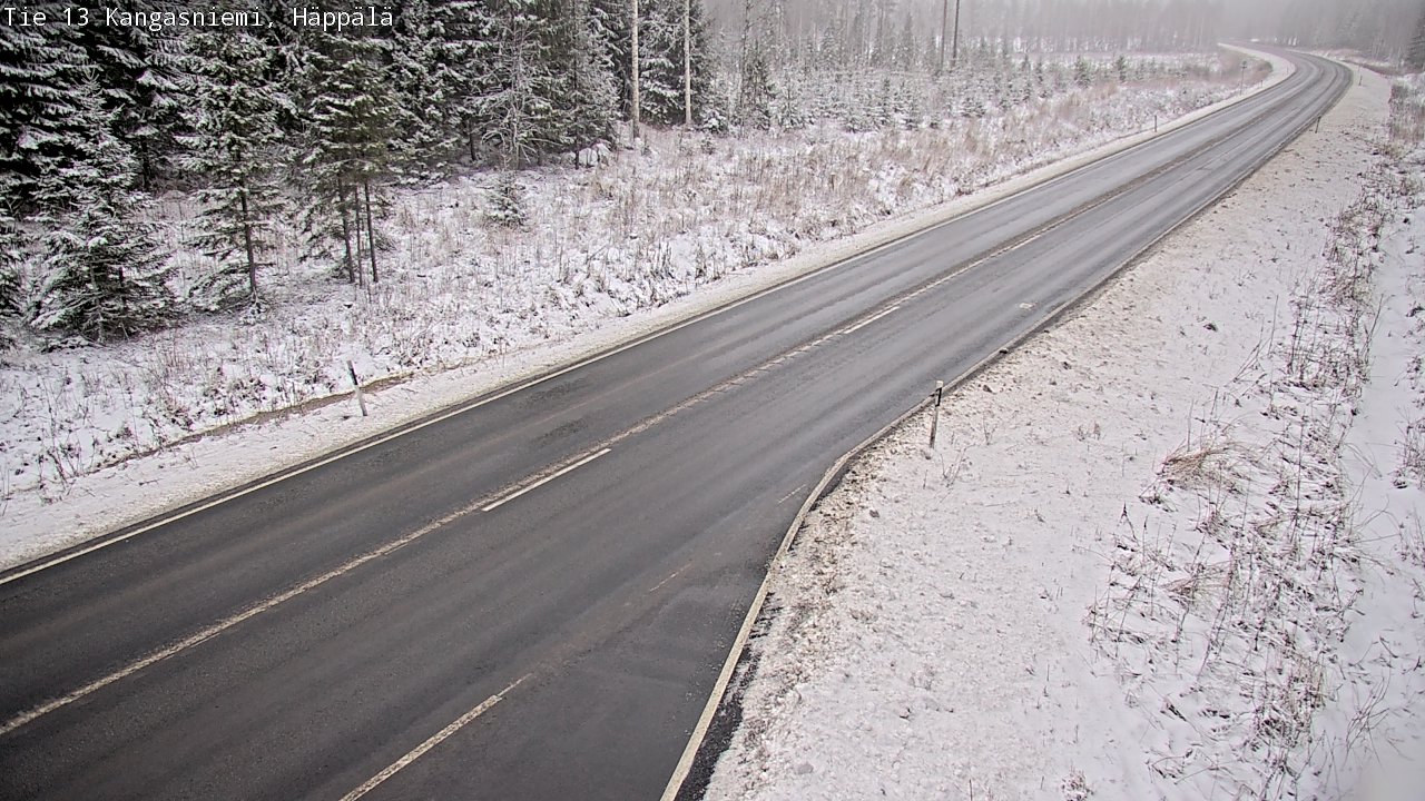 Weather Camera Image Väg 13 Kangasniemi, Häppälä, Kangasniemi, Etelä-Savo