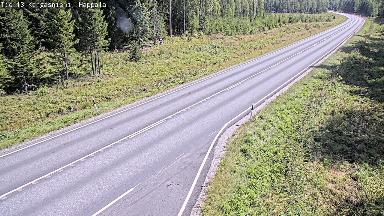 Weather Camera Image Road 13 Kangasniemi, Häppälä, Kangasniemi, Etelä-Savo