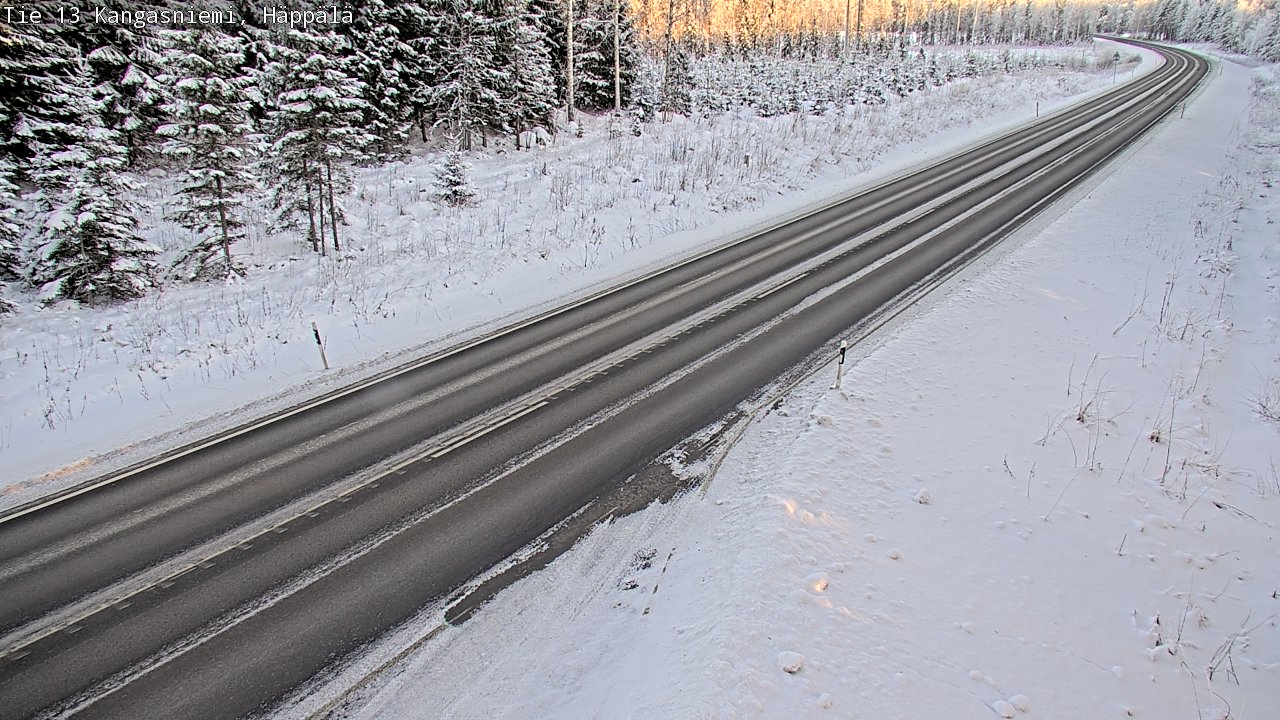 Weather Camera Image Väg 13 Kangasniemi, Häppälä, Kangasniemi, Etelä-Savo