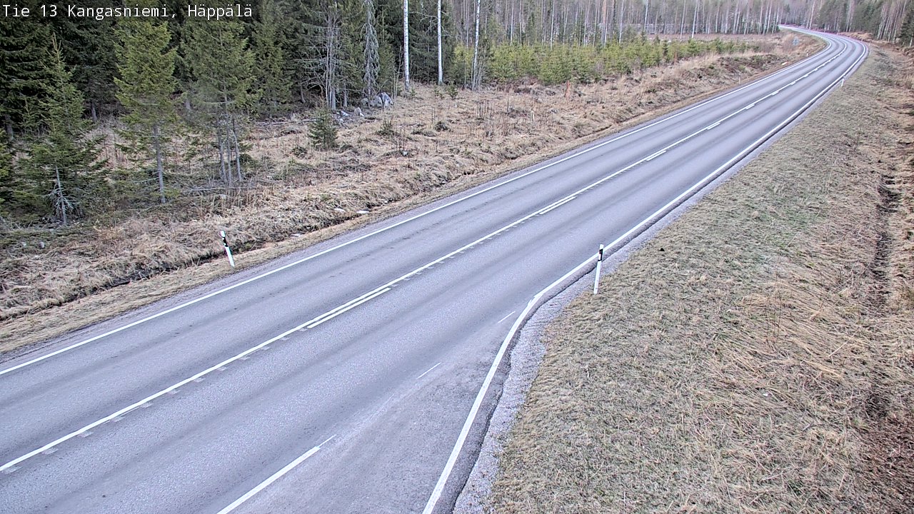 Kelikamerat Kuva Tie 13 Kangasniemi, Häppälä, Kangasniemi, Etelä-Savo