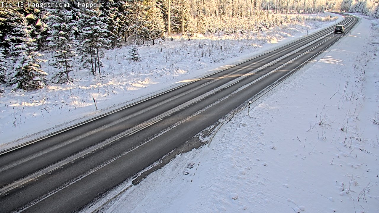 Weather Camera Image Väg 13 Kangasniemi, Häppälä, Kangasniemi, Etelä-Savo