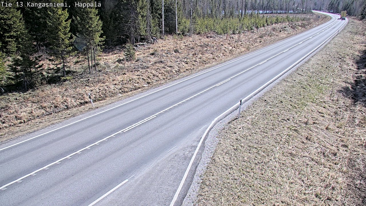 Weather Camera Image Väg 13 Kangasniemi, Häppälä, Kangasniemi, Etelä-Savo
