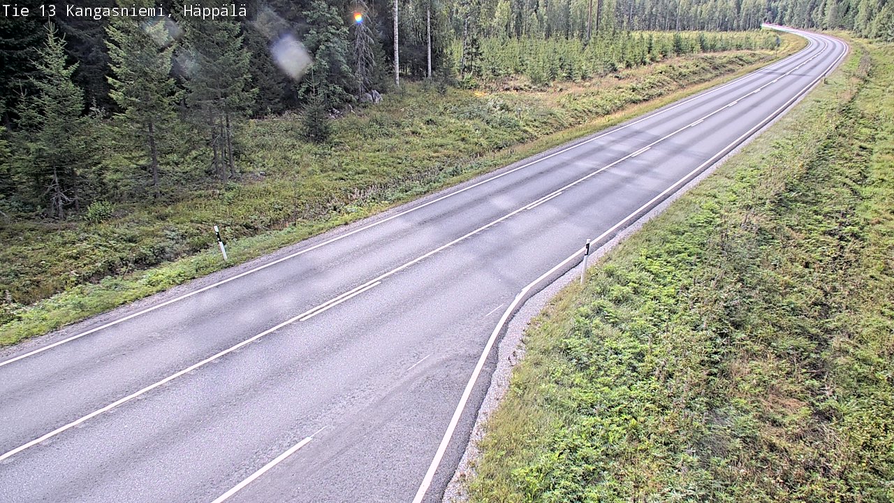 Weather Camera Image Road 13 Kangasniemi, Häppälä, Kangasniemi, Etelä-Savo