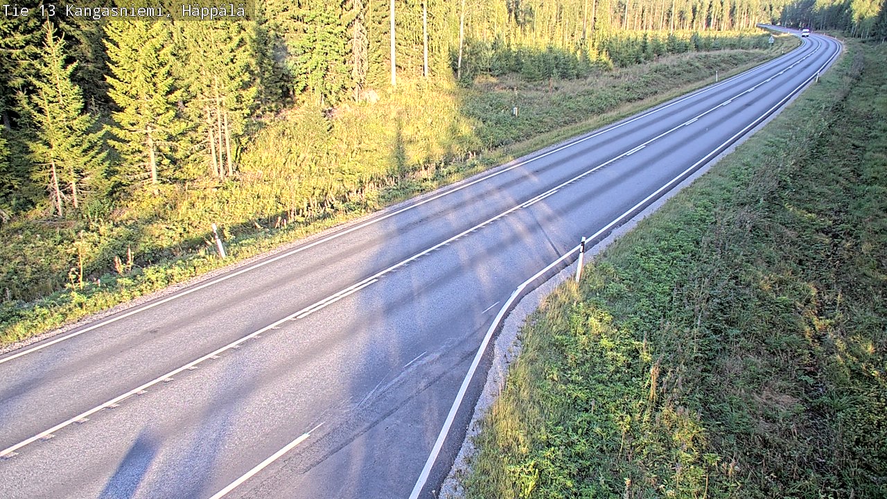 Weather Camera Image Road 13 Kangasniemi, Häppälä, Kangasniemi, Etelä-Savo
