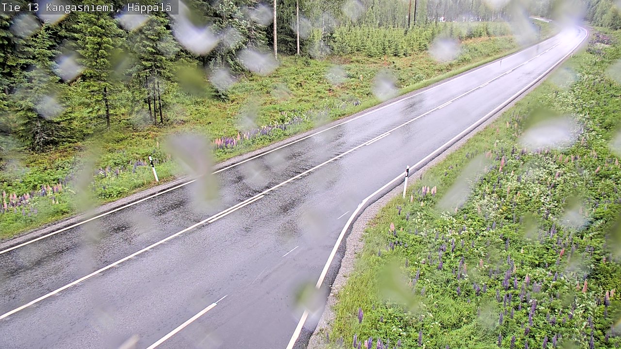 Weather Camera Image Väg 13 Kangasniemi, Häppälä, Kangasniemi, Etelä-Savo