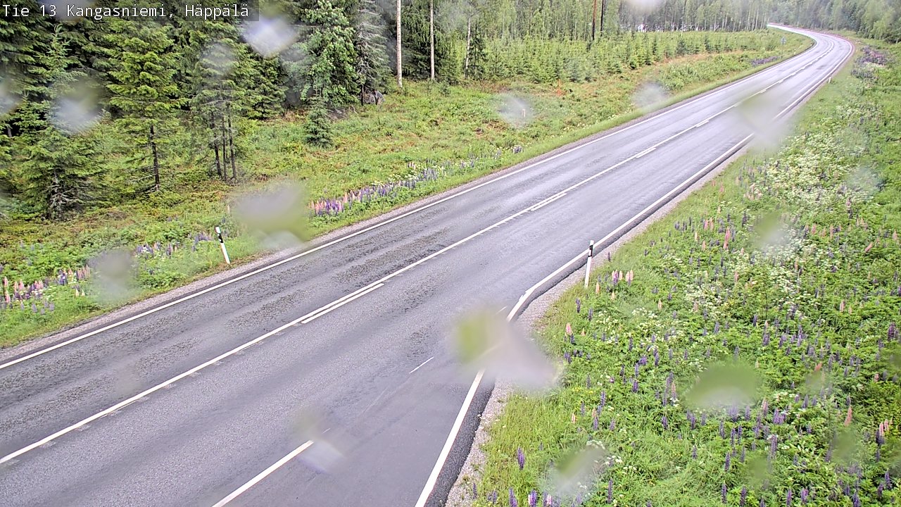 Weather Camera Image Road 13 Kangasniemi, Häppälä, Kangasniemi, Etelä-Savo