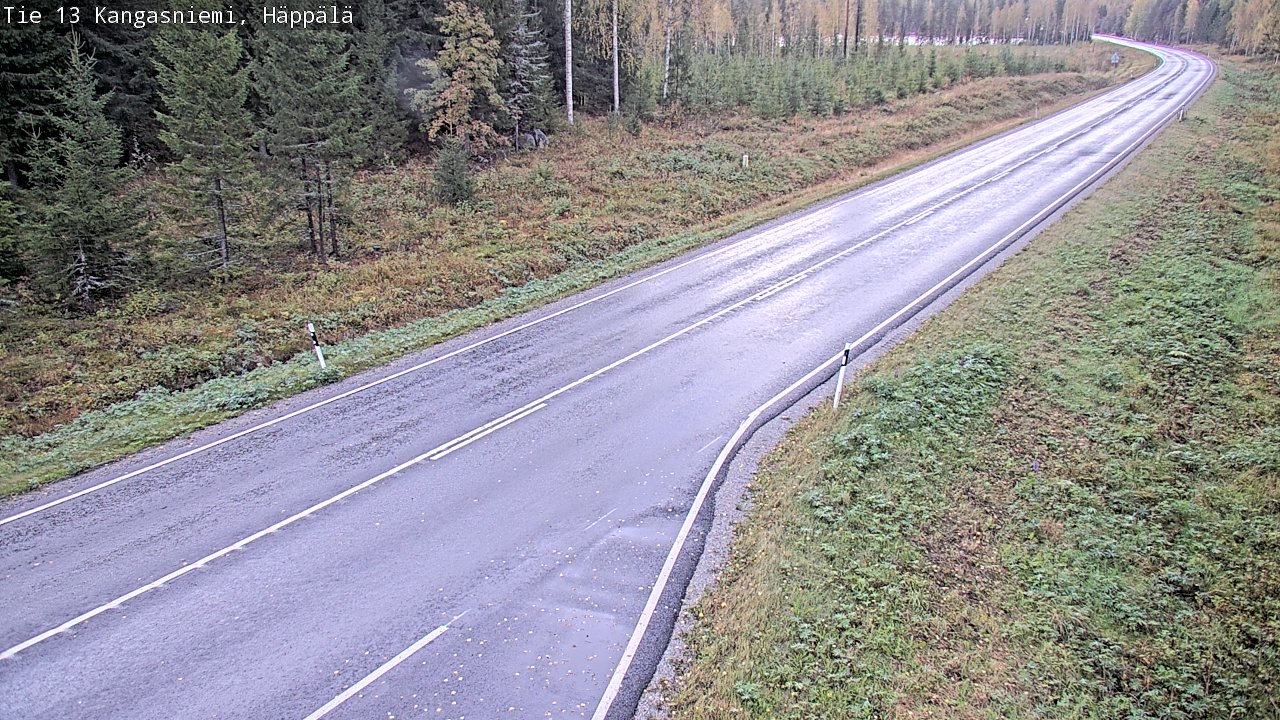 Weather Camera Image Road 13 Kangasniemi, Häppälä, Kangasniemi, Etelä-Savo