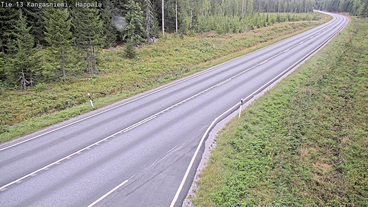 Kelikamerat Kuva Tie 13 Kangasniemi, Häppälä, Kangasniemi, Etelä-Savo