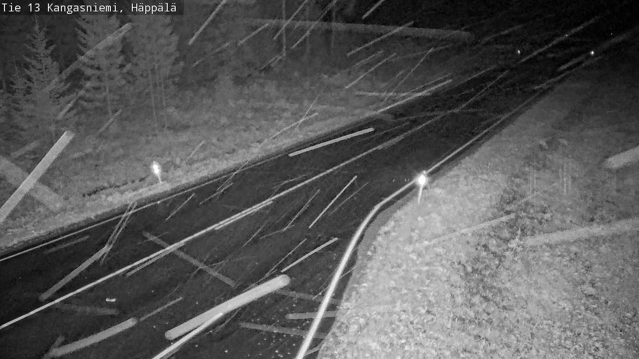 Weather Camera Image Road 13 Kangasniemi, Häppälä, Kangasniemi, Etelä-Savo