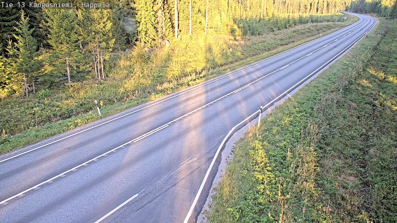 Weather Camera Image Road 13 Kangasniemi, Häppälä, Kangasniemi, Etelä-Savo