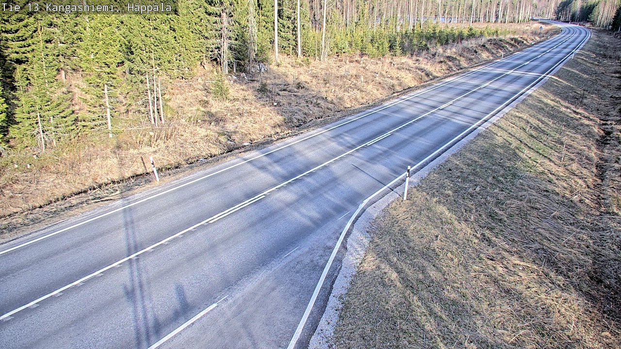 Weather Camera Image Väg 13 Kangasniemi, Häppälä, Kangasniemi, Etelä-Savo