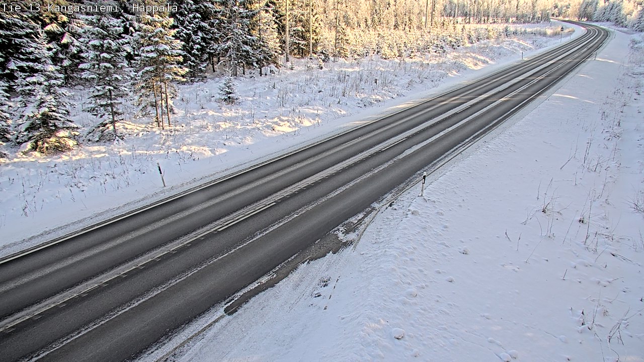 Weather Camera Image Väg 13 Kangasniemi, Häppälä, Kangasniemi, Etelä-Savo