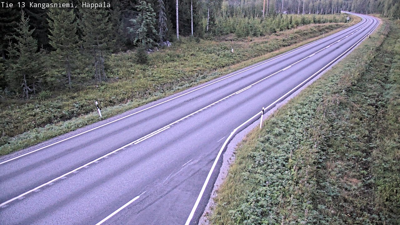 Weather Camera Image Road 13 Kangasniemi, Häppälä, Kangasniemi, Etelä-Savo