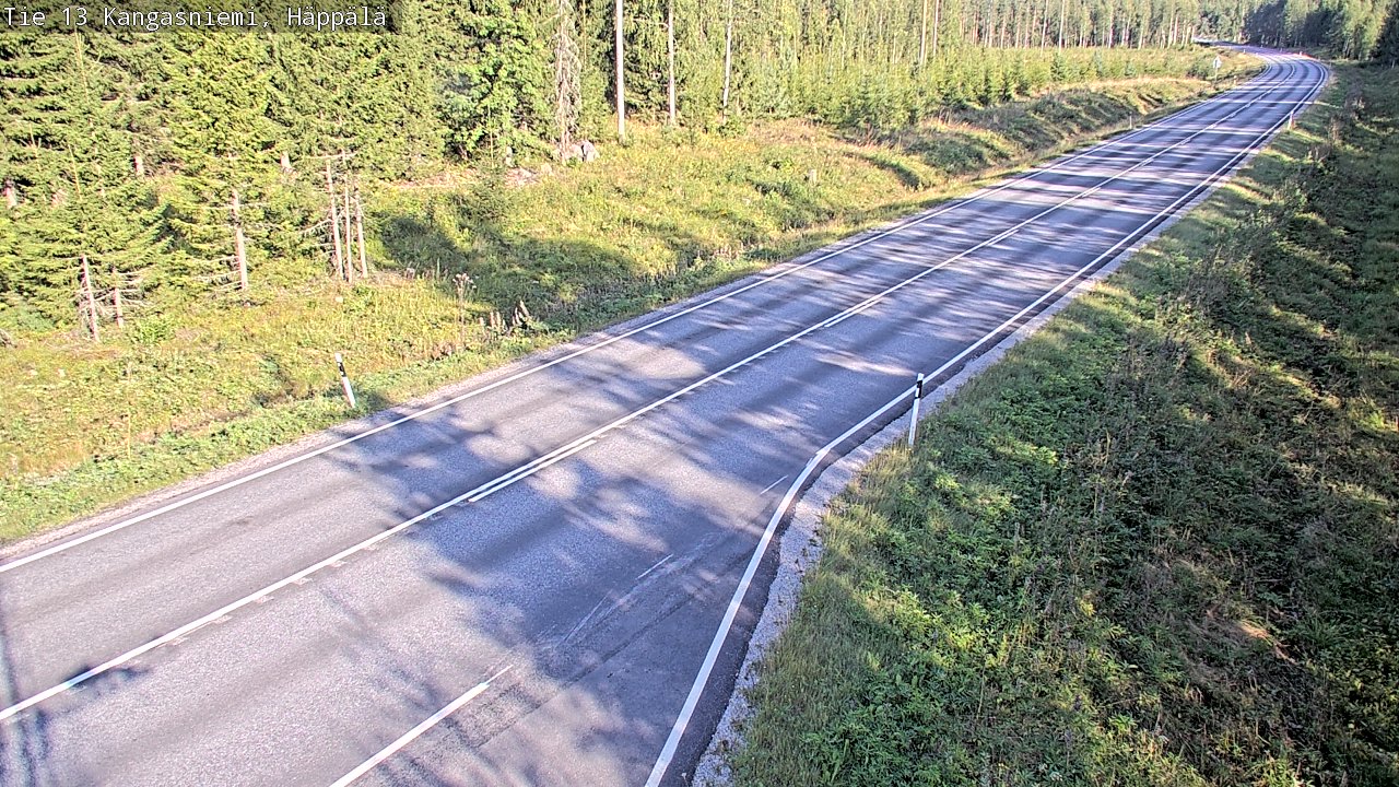 Weather Camera Image Road 13 Kangasniemi, Häppälä, Kangasniemi, Etelä-Savo