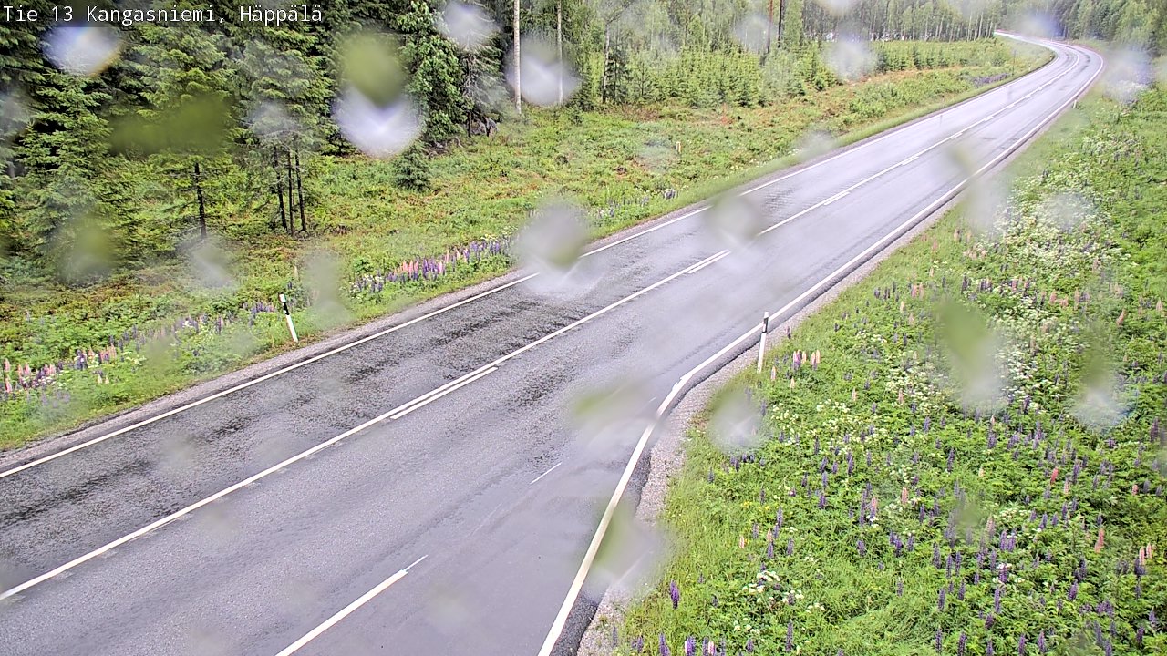 Weather Camera Image Väg 13 Kangasniemi, Häppälä, Kangasniemi, Etelä-Savo
