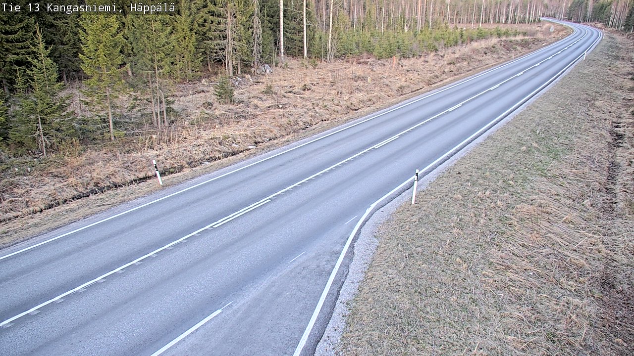Weather Camera Image Väg 13 Kangasniemi, Häppälä, Kangasniemi, Etelä-Savo