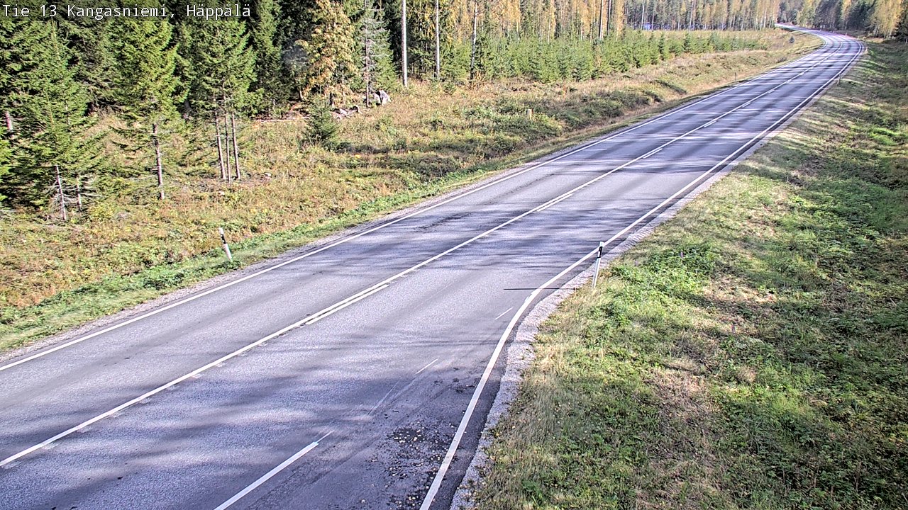 Kelikamerat Kuva Tie 13 Kangasniemi, Häppälä, Kangasniemi, Etelä-Savo