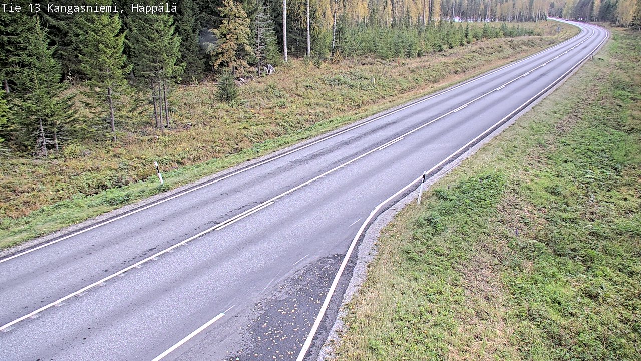 Kelikamerat Kuva Tie 13 Kangasniemi, Häppälä, Kangasniemi, Etelä-Savo