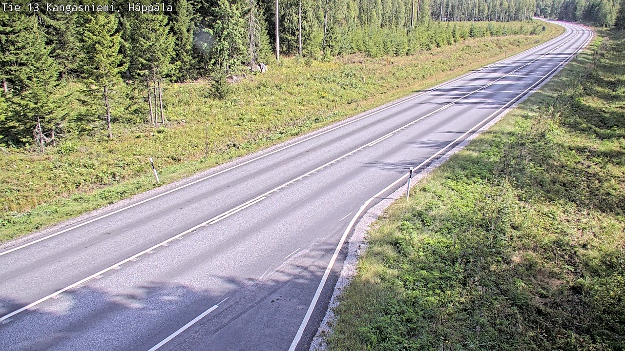 Weather Camera Image Road 13 Kangasniemi, Häppälä, Kangasniemi, Etelä-Savo