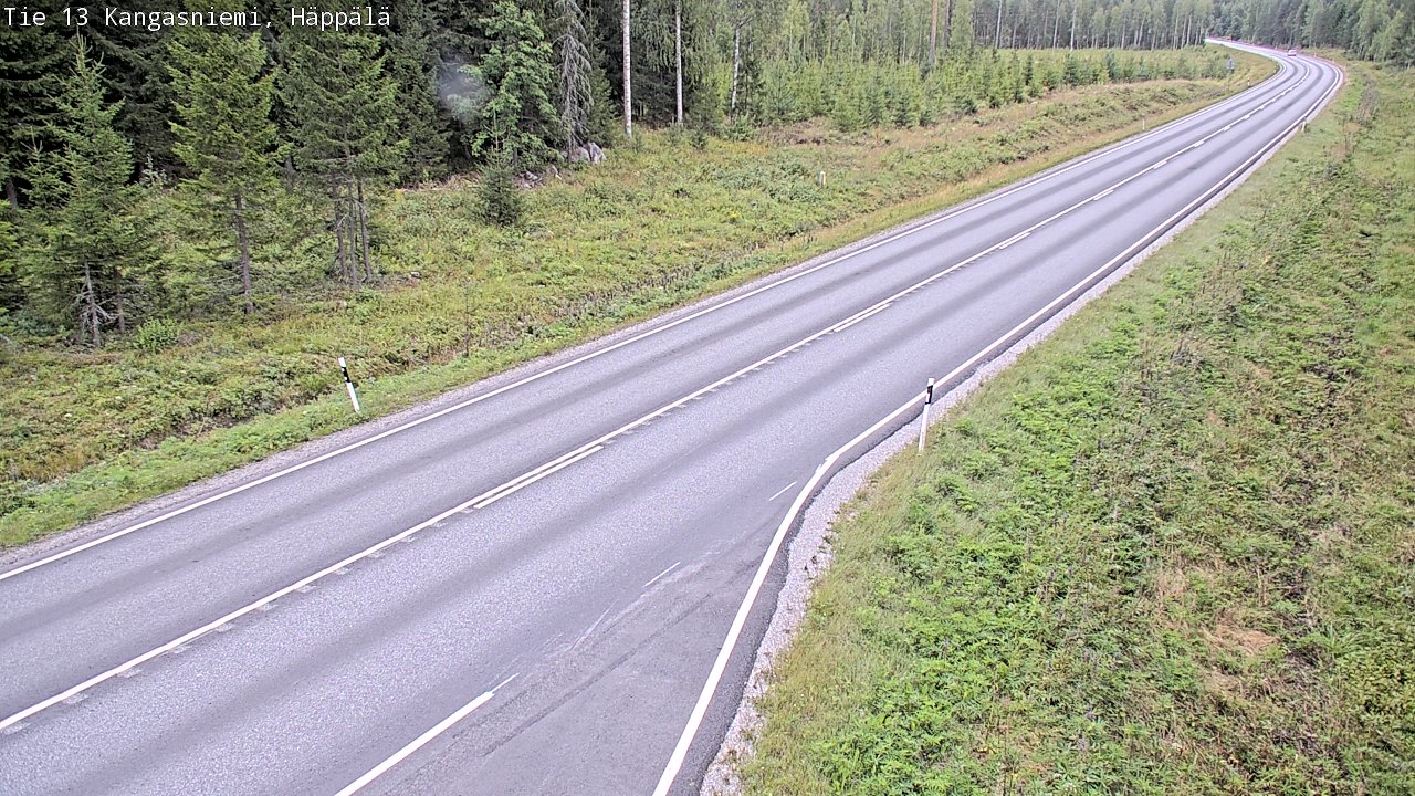 Kelikamerat Kuva Tie 13 Kangasniemi, Häppälä, Kangasniemi, Etelä-Savo