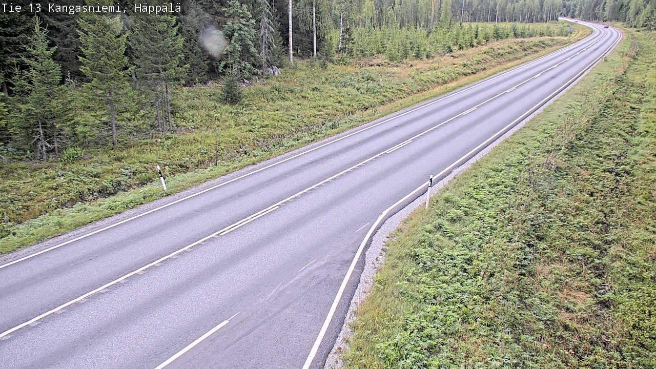 Weather Camera Image Road 13 Kangasniemi, Häppälä, Kangasniemi, Etelä-Savo
